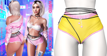 Spoiled - Wired Gamer Shorts Yellow *Updated* for LaraX,Reborn,Phatpussy,Juicy Rolls,Kupra & More