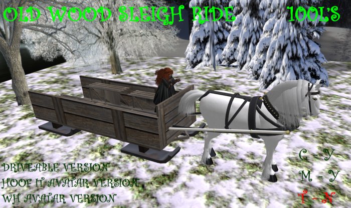 Old Wood Sleigh Ride