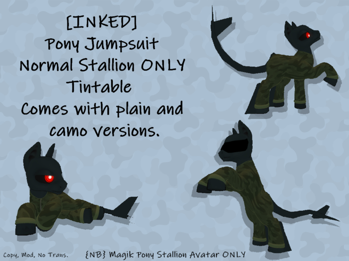 [INKED] Pony Jumpsuit: Stallion