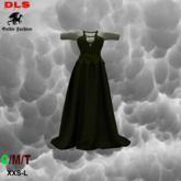 Medival peasant dress green  boxed