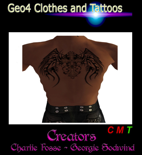 << Geo4Clothes<< - Tattoo( Cross 5)
