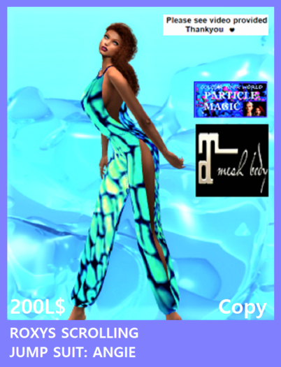 ROXYS SCROLLING JUMPSUIT ANGIE