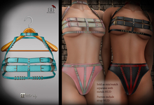 (*<*) 1313 Cara Top & Collar - Teal