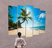 Palm beach canvas panels wall art