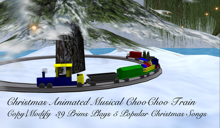 Christmas Animated Musical ChooChoo Train 