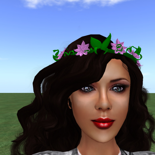 Pink Hair Wreath - Mesh
