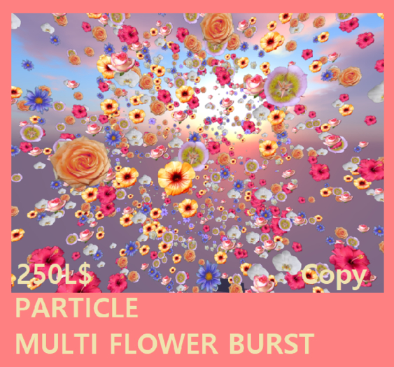 PARTICLE PARTICLE MULTI FLOWER BURST