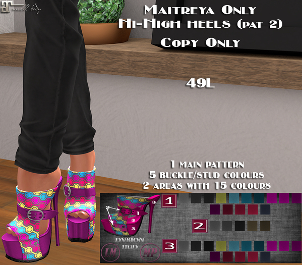 Maitreya Hi-High Heels(Pat1)