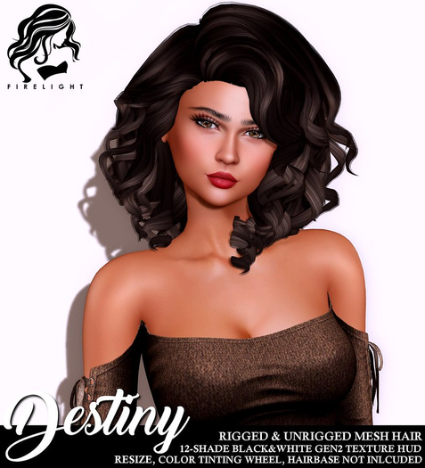 !!Firelight!! Destiny Black&White v2 - wear