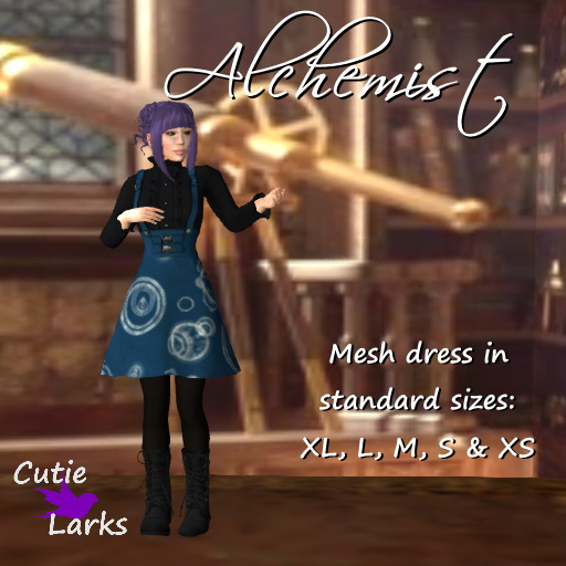 ~CL~ Womens Alchemist Dress - Blue BOXED