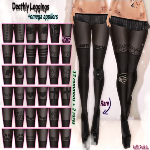 *HolliPocket* Deathly Leggings (PAWME) OMEGA