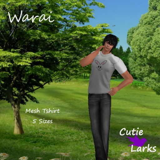 ~CL~ Warai Mens Rabbit Shirt BOXED