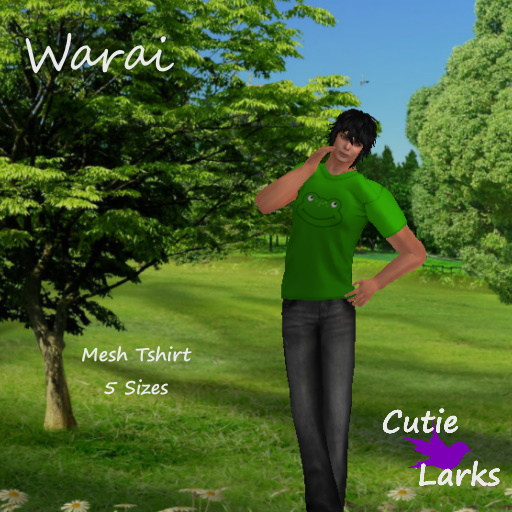 ~CL~ Warai Mens Frog Shirt BOXED