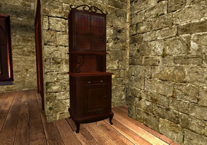Fine Victorian Small China Cabinet