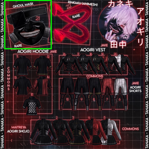 [TNK] GHOUL MASK #21 - RARE