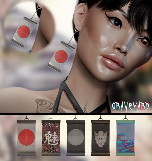 [ GRAVEYARD ] FATPACK Slayer Earrings / Click To Unpack