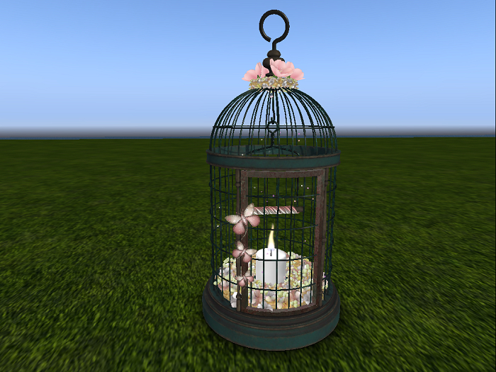 Decorated Round Birdcage