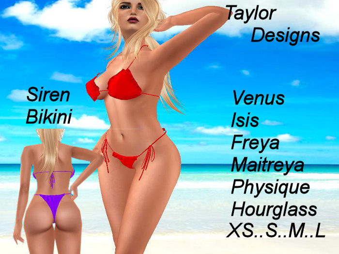 TD SIren Bikini Red
