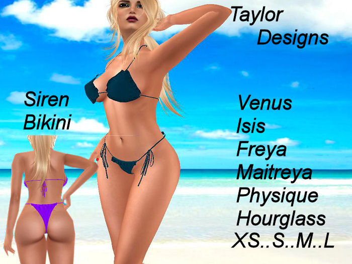 TD Siren Bikini Blue