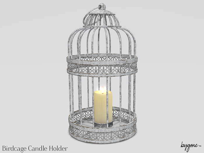 Bygone Birdcage Candle