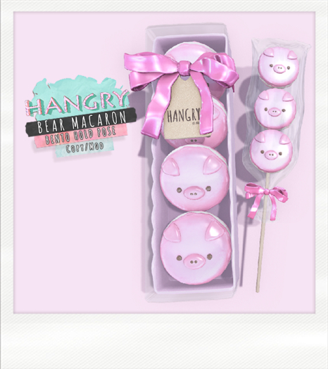 Hangry - Pig Macaron - Pink