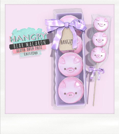 Hangry - Pig Macaron - Purple