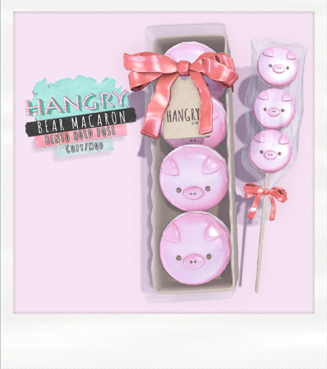 Hangry - Pig Macaron - Red