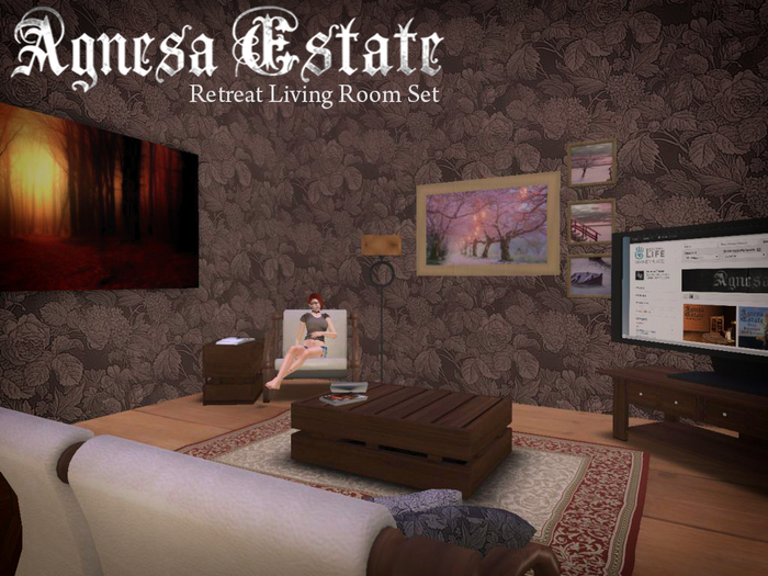 Agnesa Estate Retreat Living Room Set