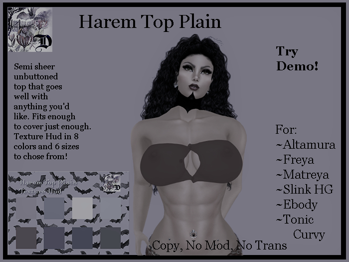 Harem Top Plain DEMO (ADD ME)