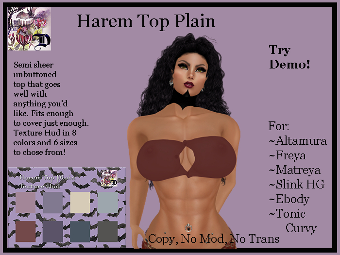 Harem Top Plain (ADD ME )