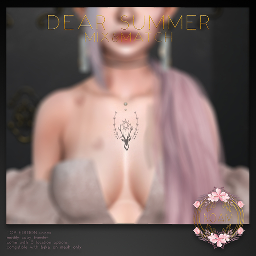 NOAM // mix&match - dear summer (top edition)