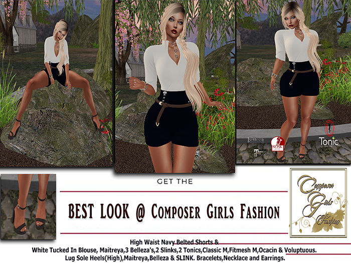 !CGF-*Mason Navy* Short Outfit