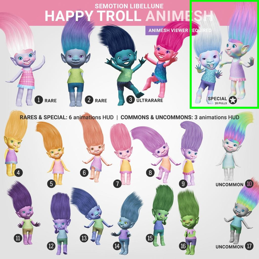 SEmotion Libellune Happy Troll Animesh SPECIAL