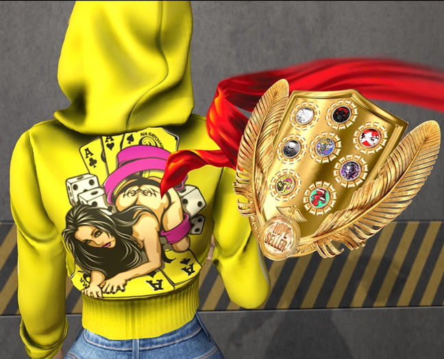 [HS] Alfa Hooded T-Shirt [Yellow]