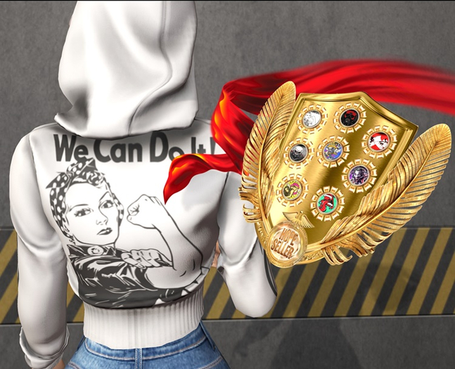 [HS] Alfa Hooded T-Shirt [White]