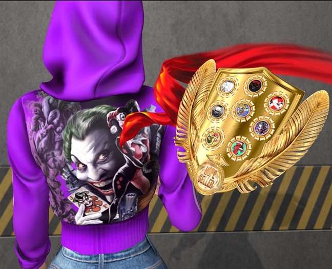 [HS] Alfa Hooded T-Shirt [Purple]