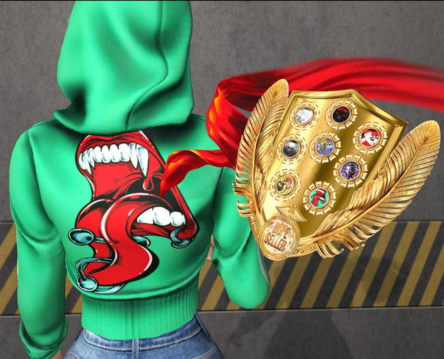 [HS] Alfa Hooded T-Shirt [Energy Mint]