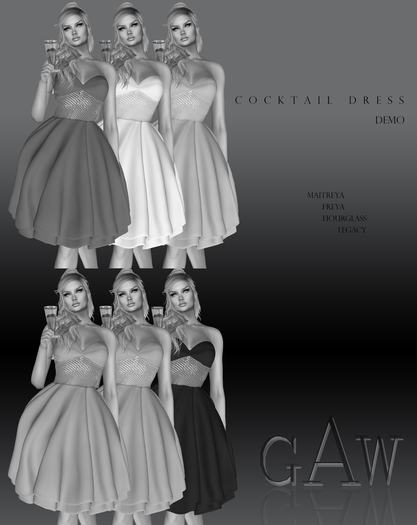 GAW Cocktail Dress DEMO
