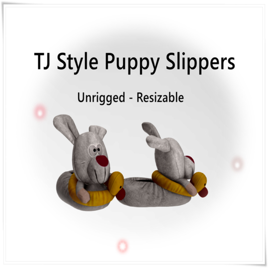TJ Style Puppy Slippers