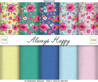Always Happy Matchup Kit 10 Seamless Textures NM