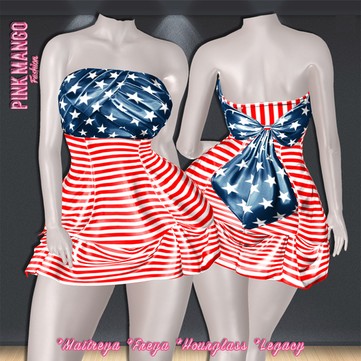 *Pink Mango* 4th July Dress