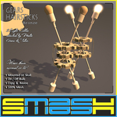 SMASH - Heartbulb Hairsticks (Beige) BAG