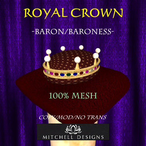Royal Crown - Baron/Baroness BOXED