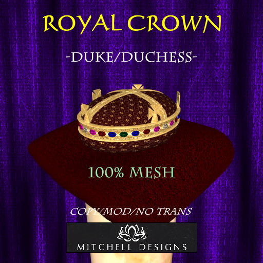Royal Crown - Duke/Duchess BOXED