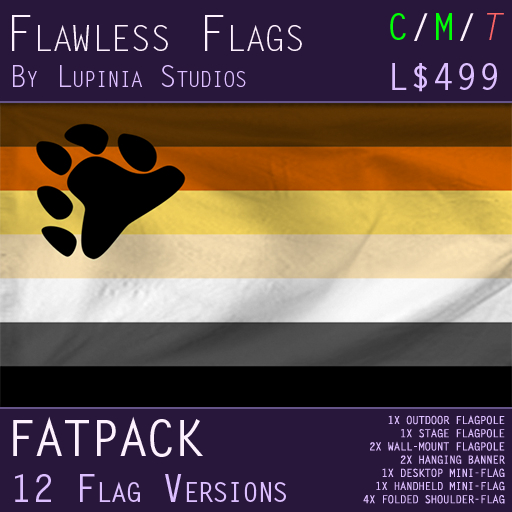 Bear Pride Flag (Fatpack, 12 Versions)