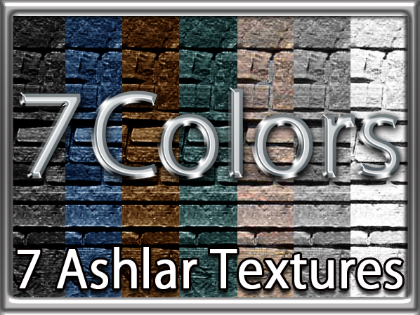 Zoy Texture [ Ashlar ] Seamless - 7 Colors
