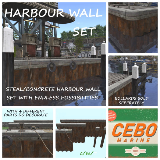 CEBO MARINE  "HARBOUR WALL SET"