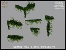 GD MESH FULL PERM SET 6 PIECES IVY