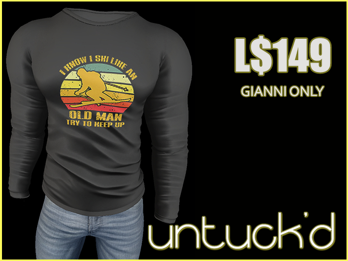 [untuck'd] - Long Sleeve T-Shirt - Try To Keep Up