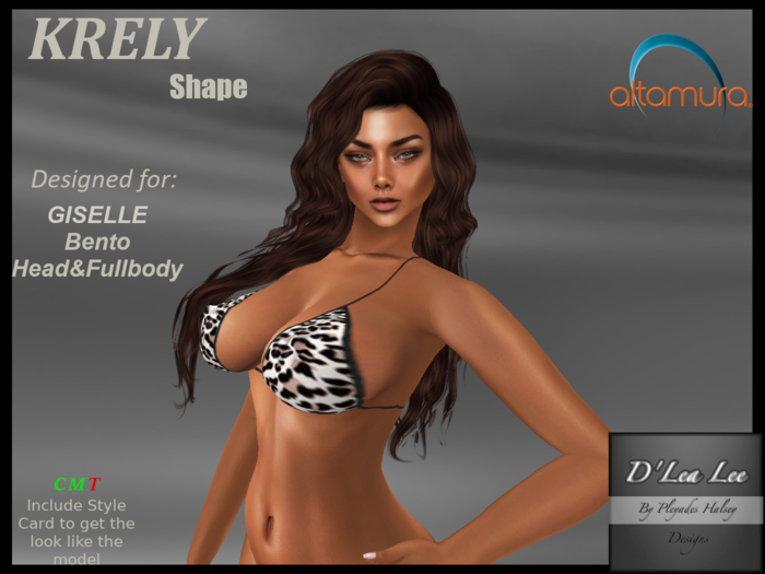 Shape Krely for Altamura GISELLE Head or Fullbody